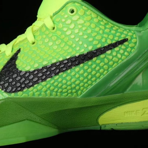 Nike Kirby 6 Green Apple Volt CW2190-300 Mamba Christmas US 10.5 main image 4